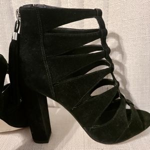 Marc Fisher - black suede gladiator sandal